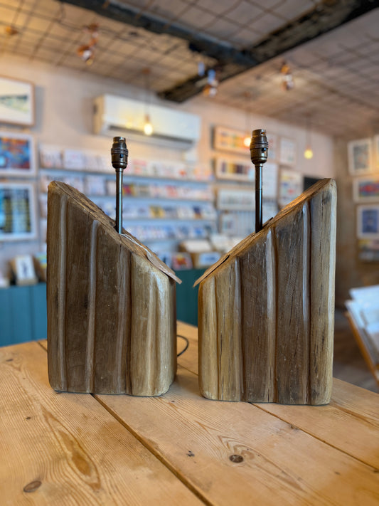 Driftwood lamp base (#51 & 52)