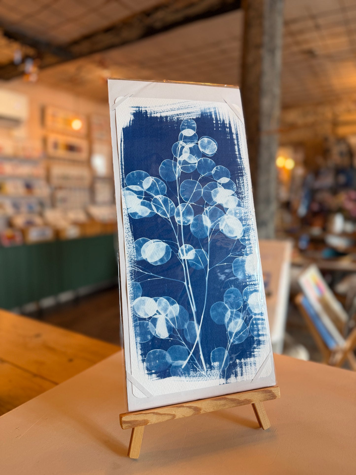 Unframed Strips-Cyanotype