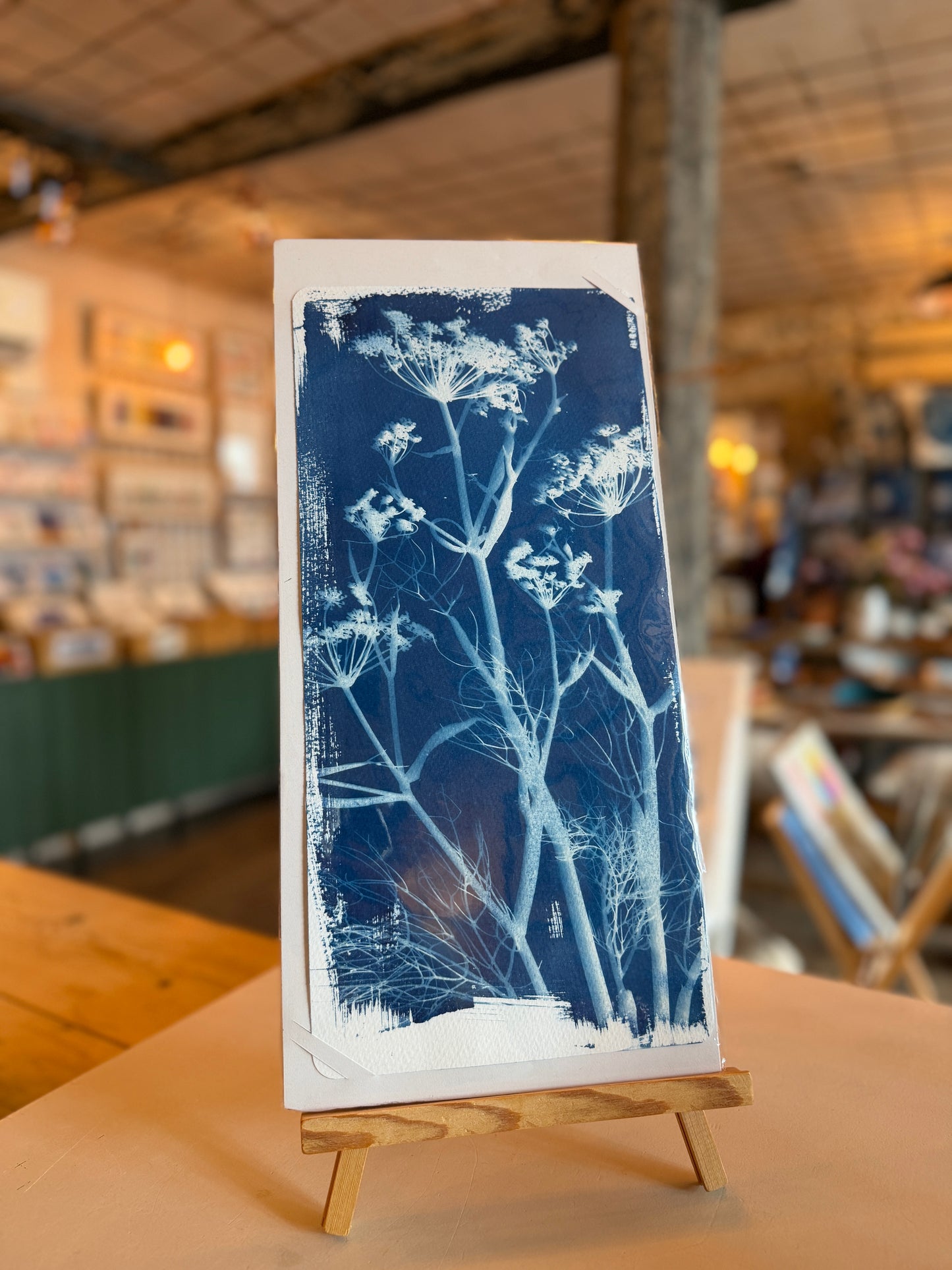 Unframed Strips-Cyanotype