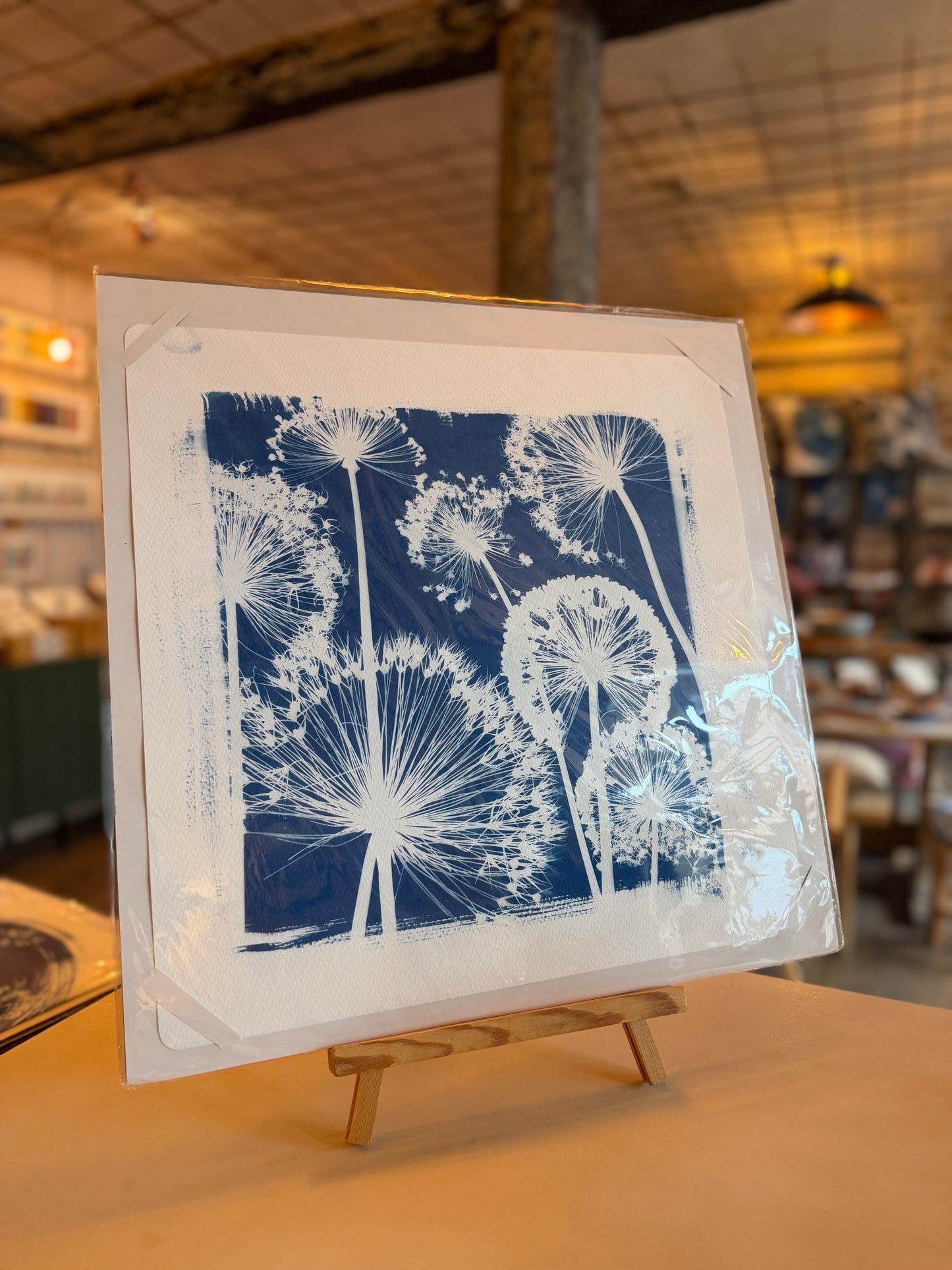 Square Cyanotype Prints - unframed