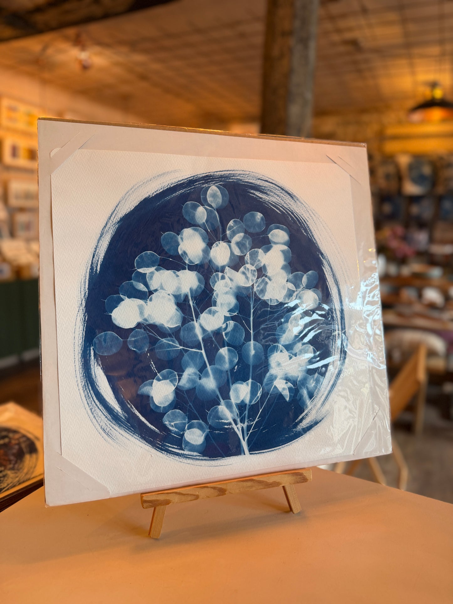Square Cyanotype Prints - unframed