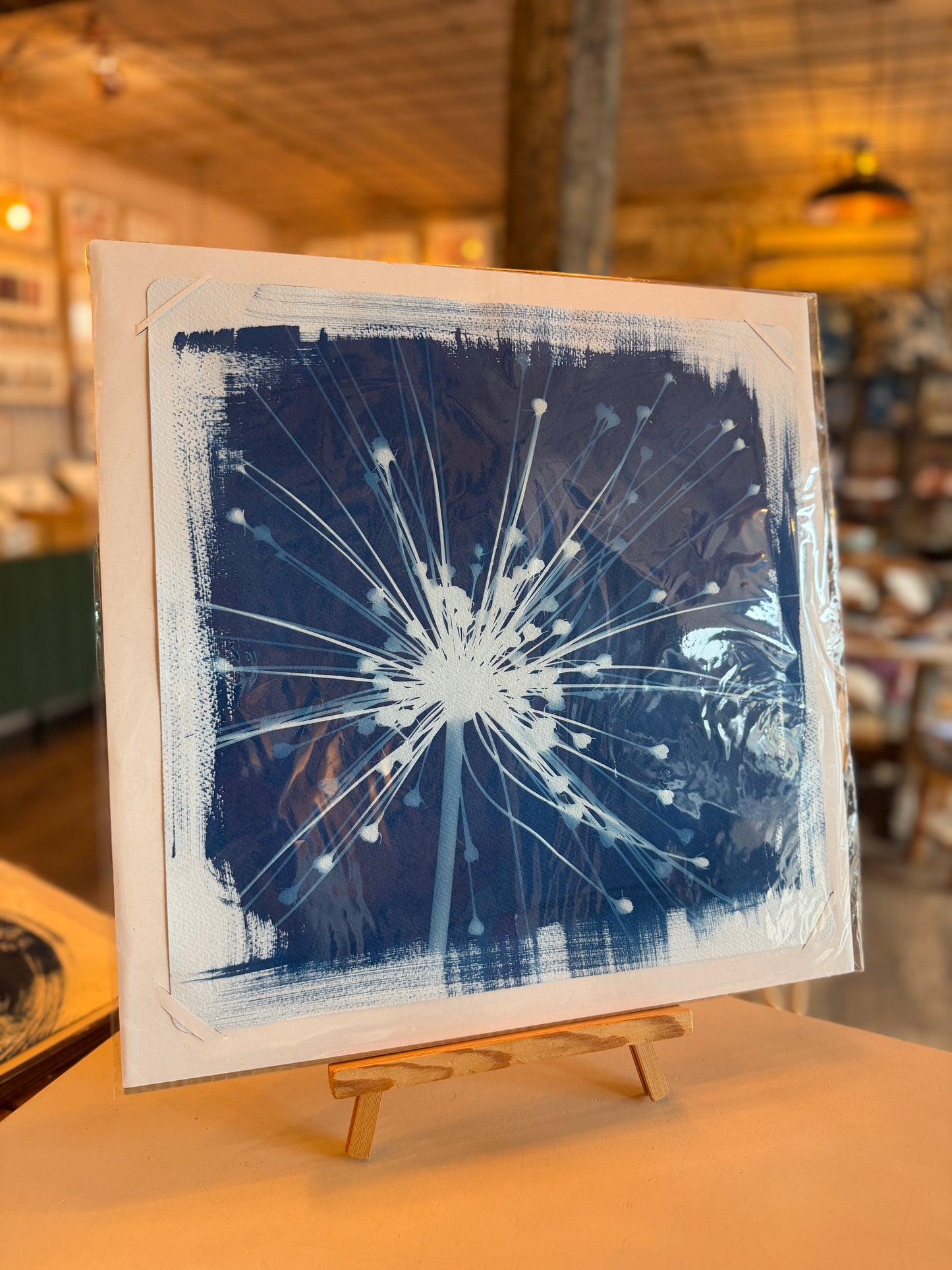 Square Cyanotype Prints - unframed