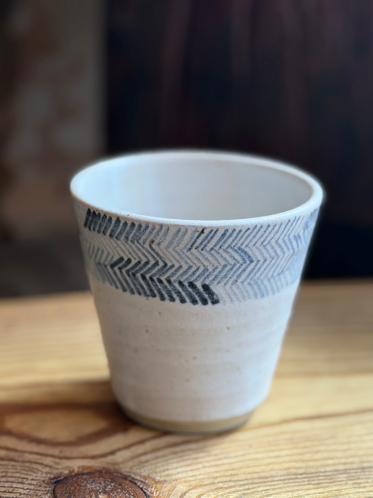 Large Toasted Stoneware Tumblers