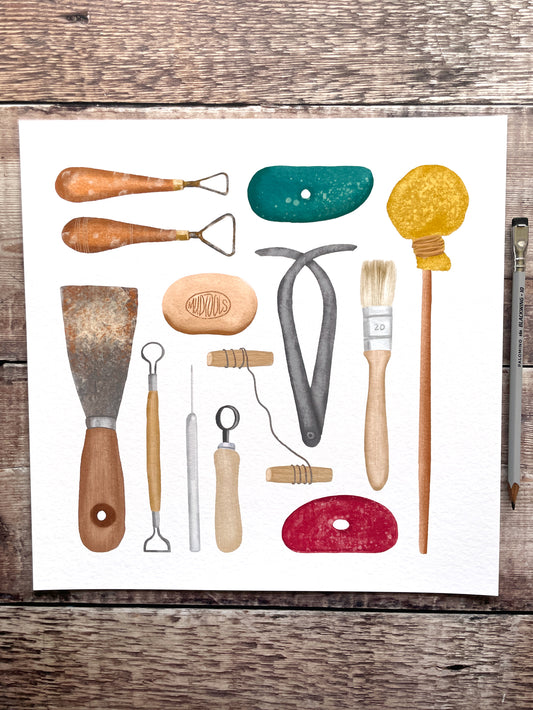 Pottery Tools Card