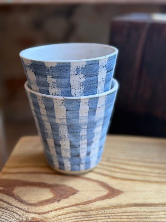 Large Toasted Stoneware Tumblers