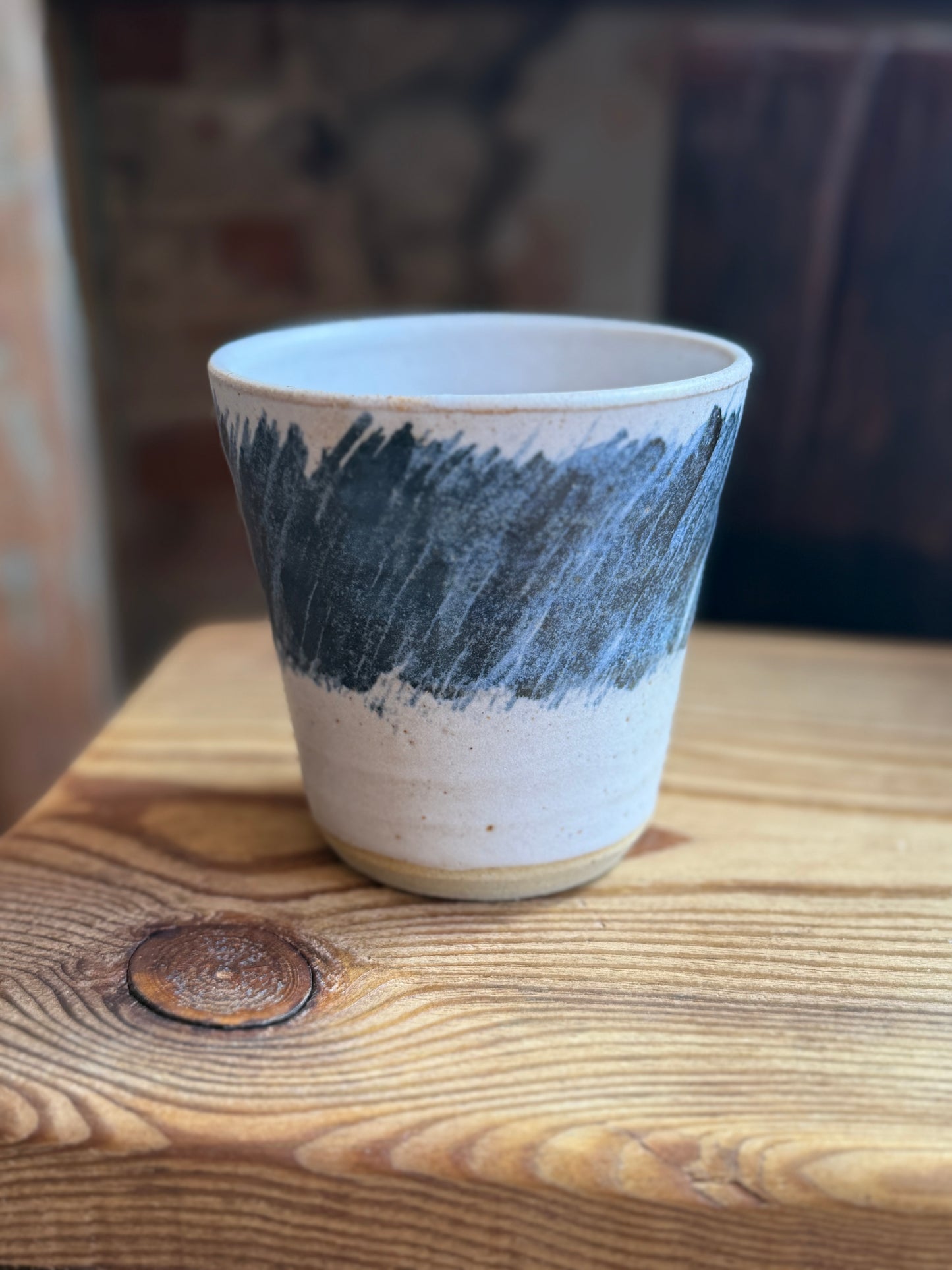 Large Toasted Stoneware Tumblers