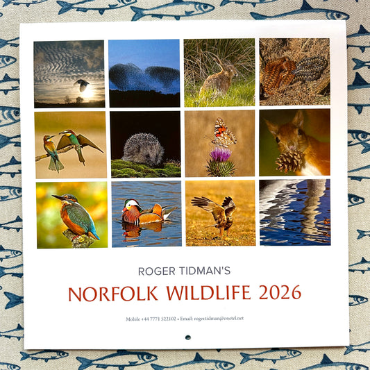 Roger Tidman's Norfolk Wildlife Calendar 2026