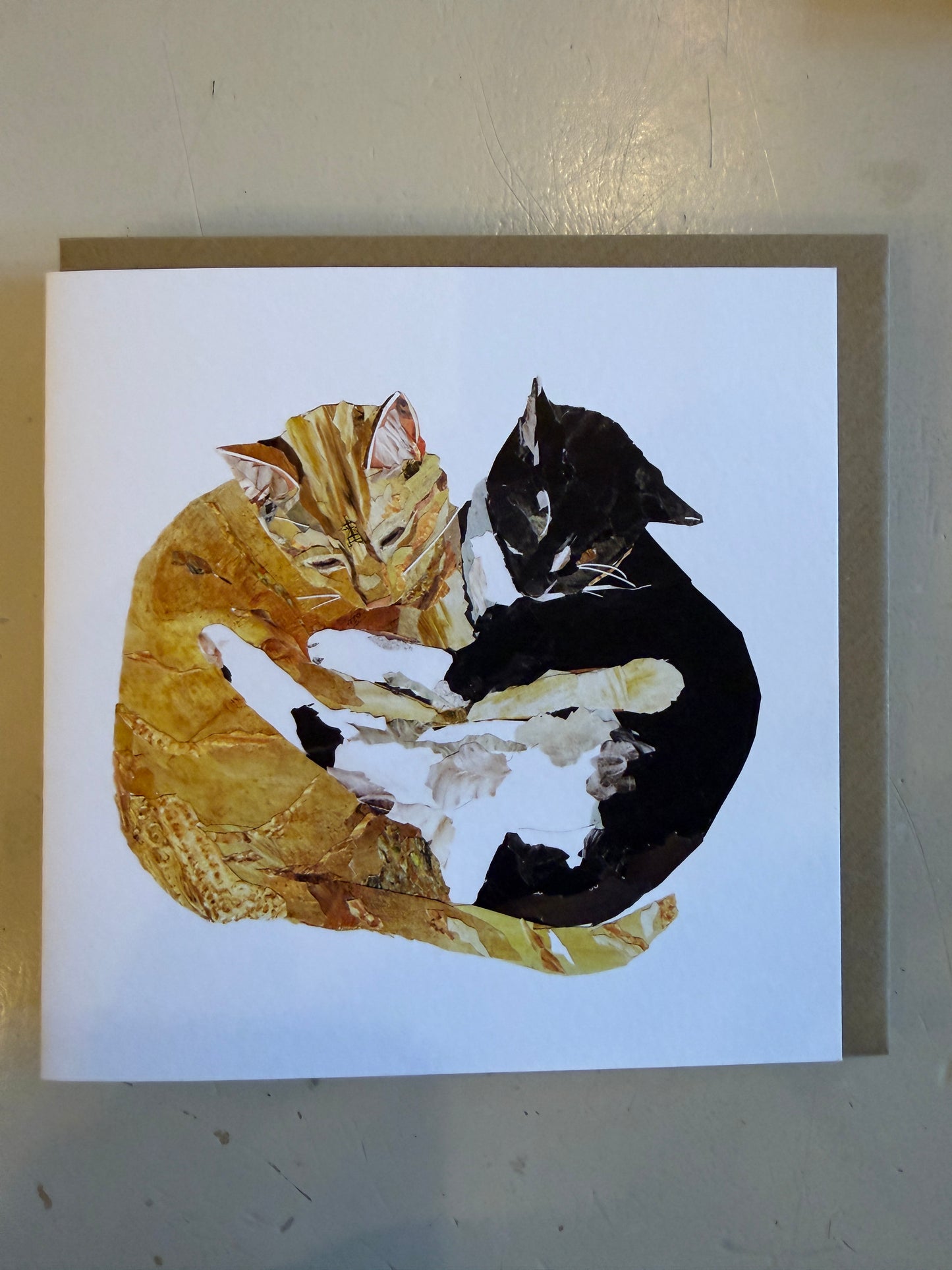 Soodle Street collage print card