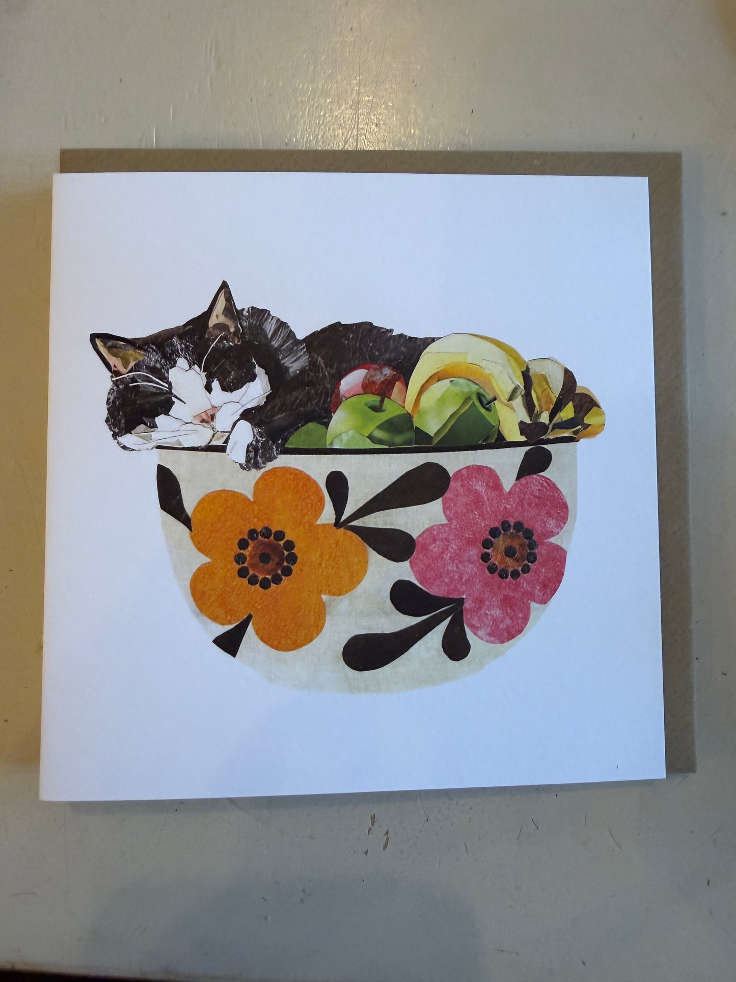Soodle Street collage print card