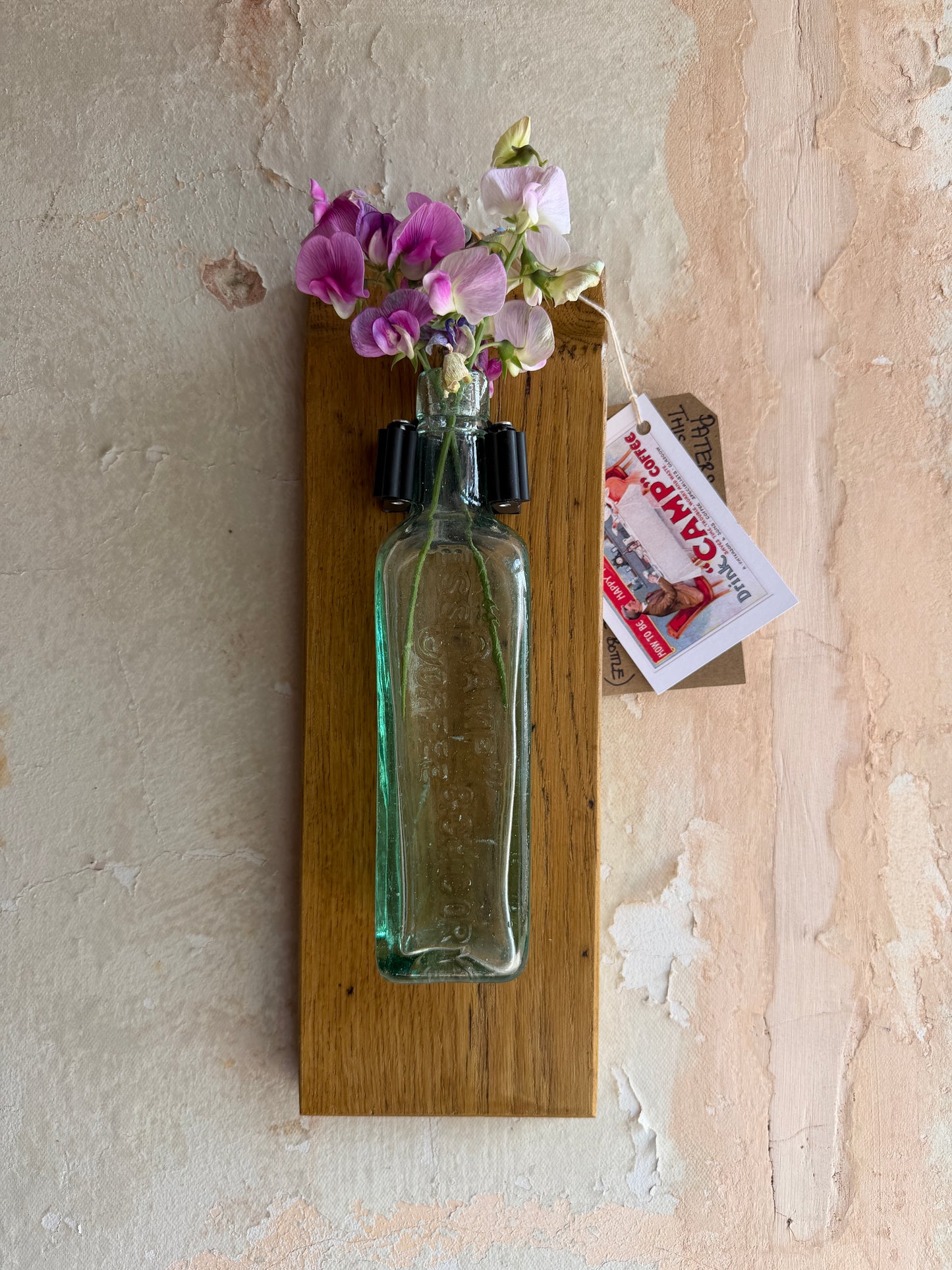 Vintage Bottle Bud Vases Large