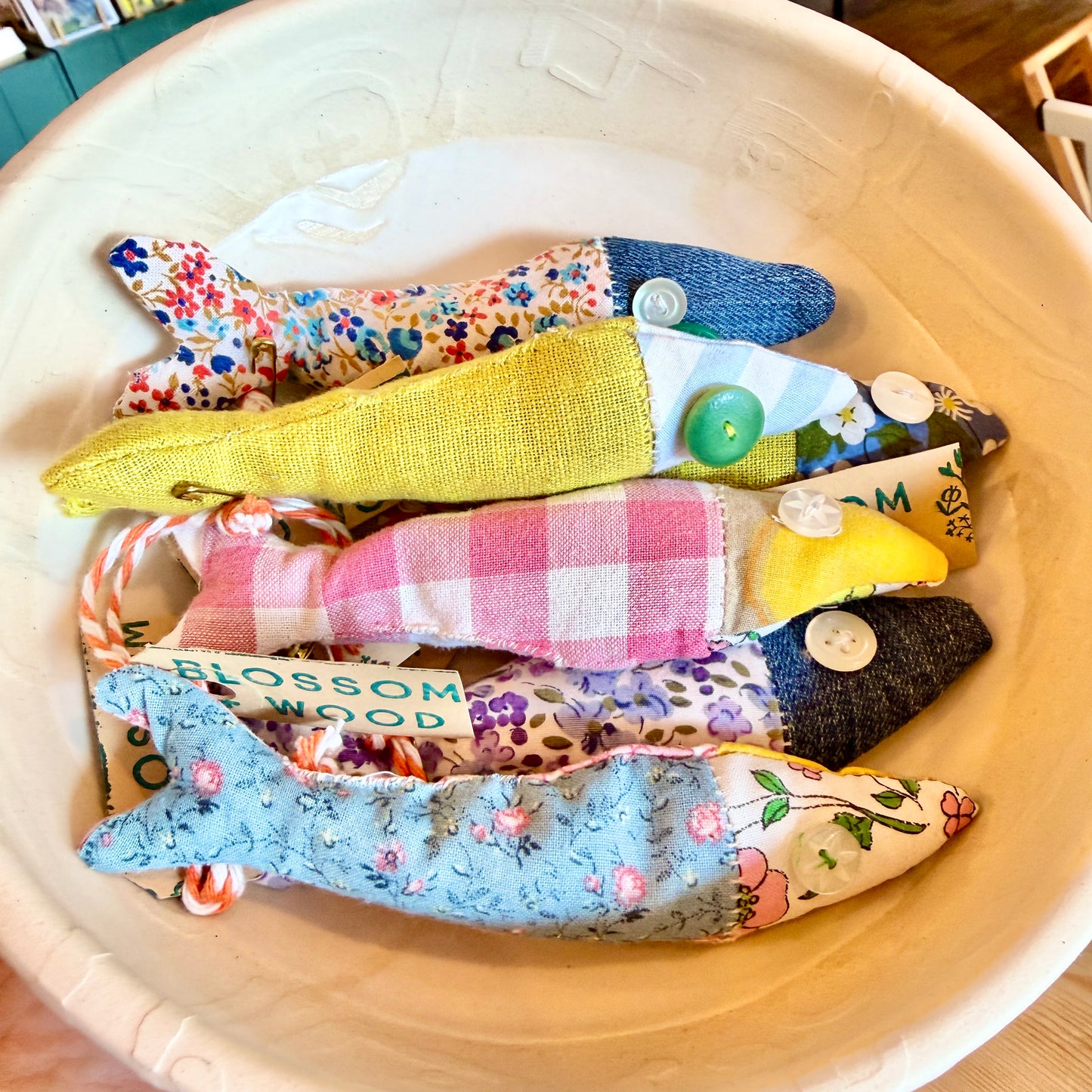Handmade Lavender & Rose Fish