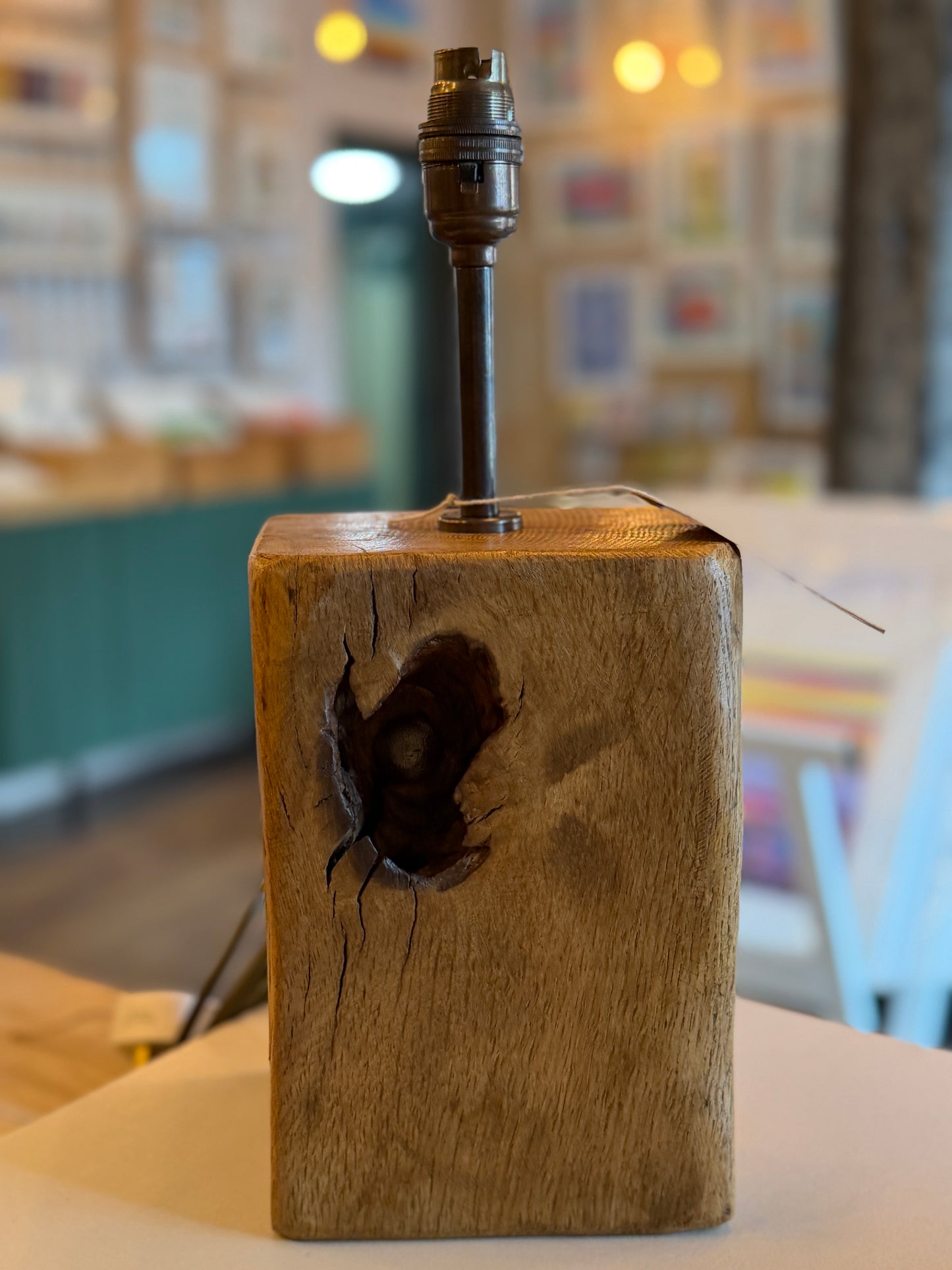 Driftwood lamp base (No.56)