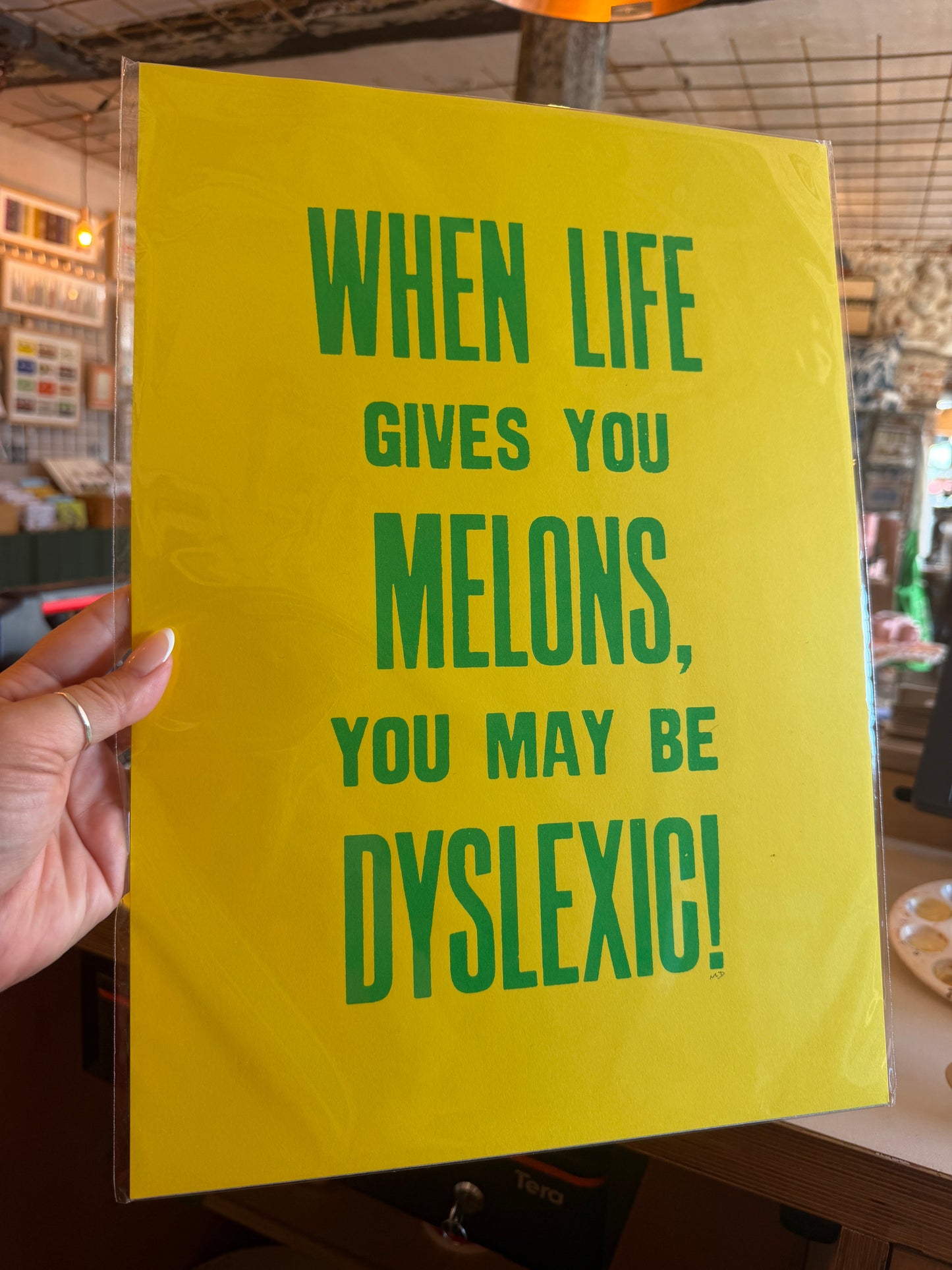 When Life Gives you Melons-Screenprint