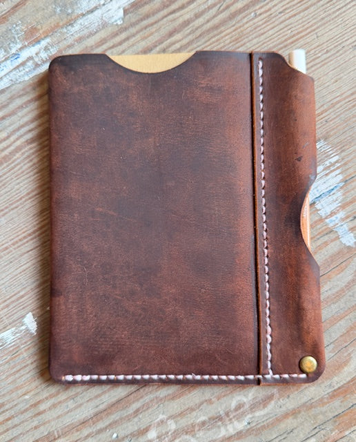 Handmade Leather Field Notes and pencil slip case