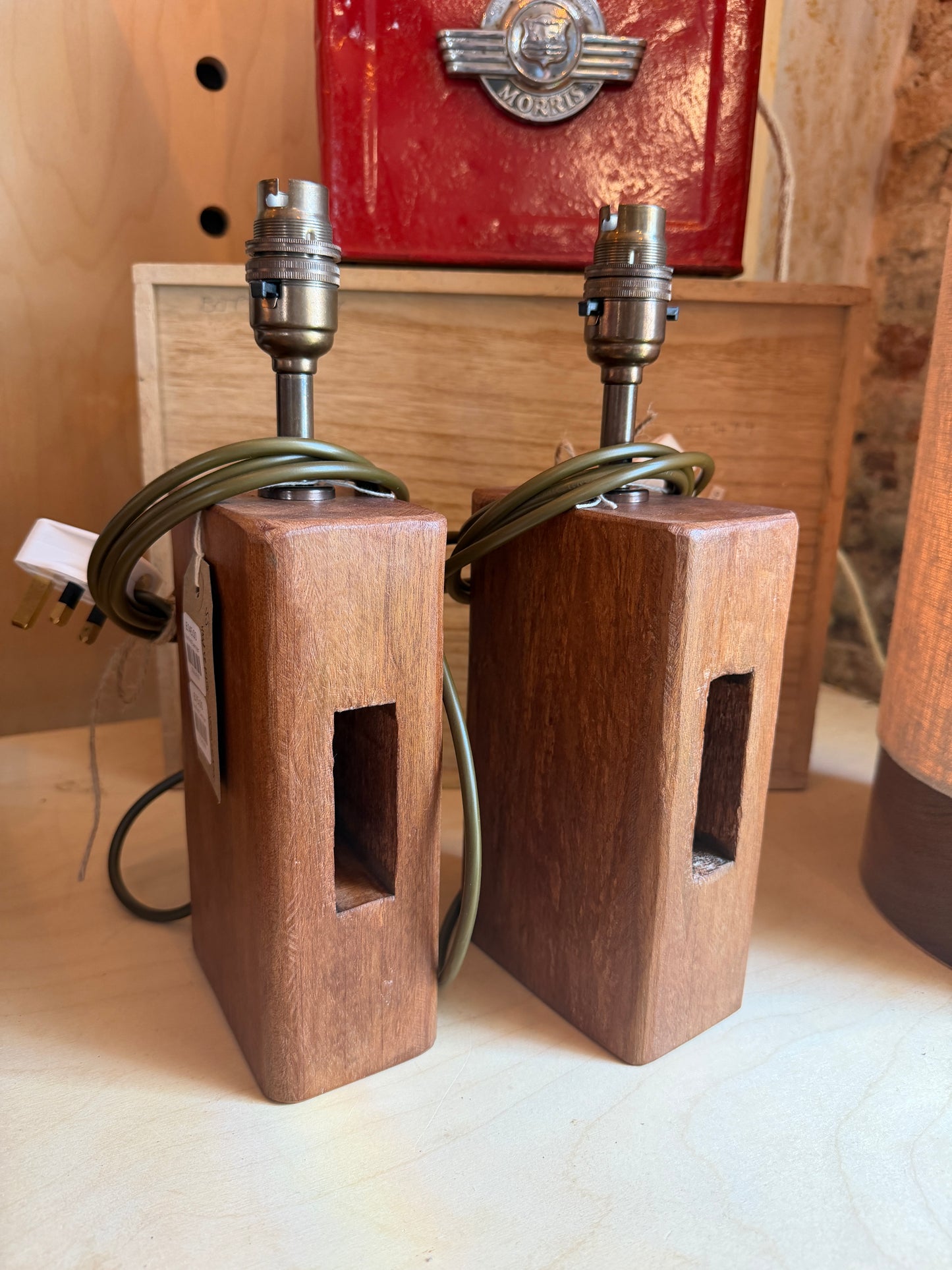 Pair of Unique Driftwood Lamp Bases (55 & 55A)