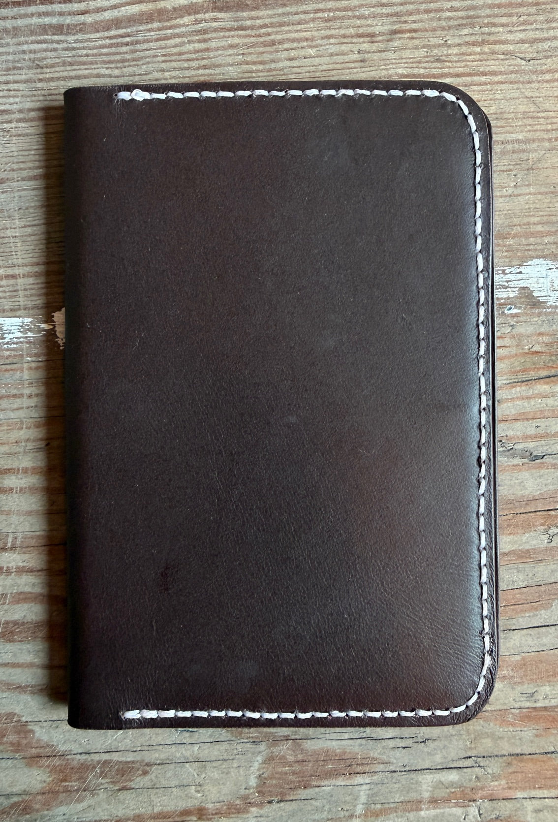 Handmade Leather passport wallet