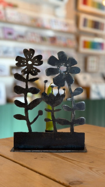 Steel Flowers/Leaf designs Candle Holder/Window displays