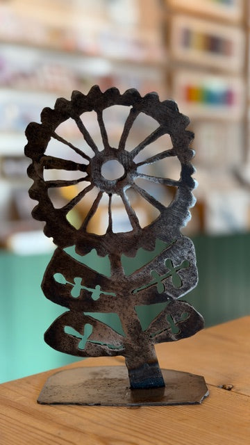 Steel Flowers/Leaf designs Candle Holder/Window displays