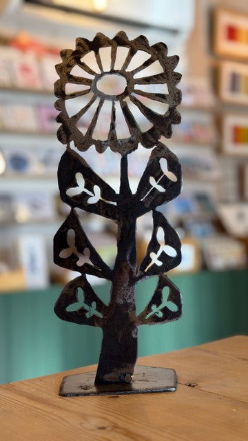 Steel Flowers/Leaf designs Candle Holder/Window displays