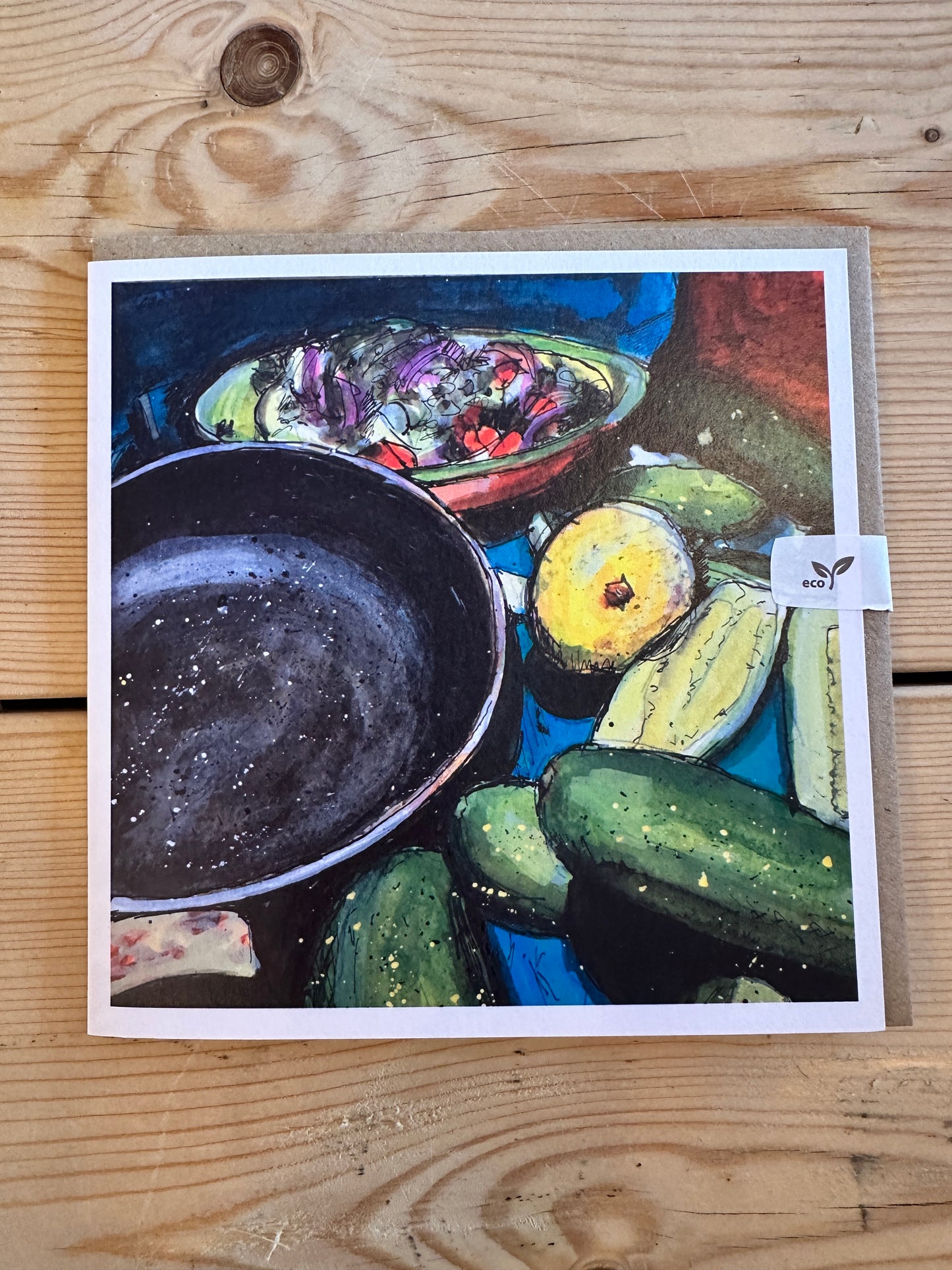 Frying pan, Lemon & Courgettes