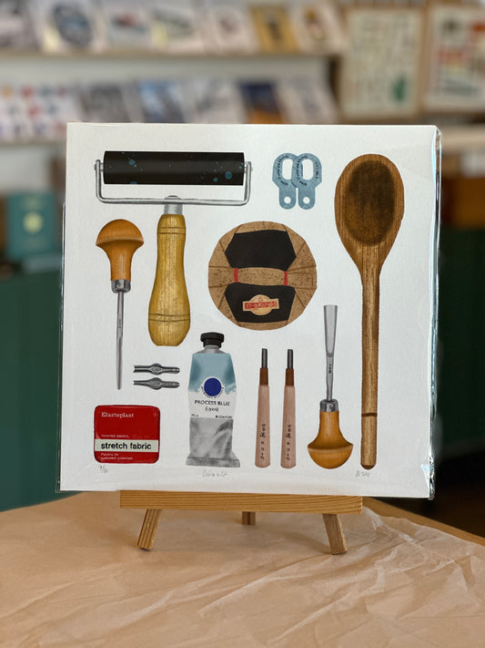 Linocut Limited Edition Giclee Print