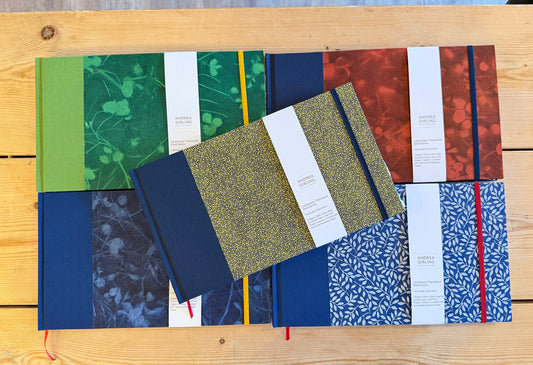 Handbound large Panorama landscape sketchbook - handmade paper