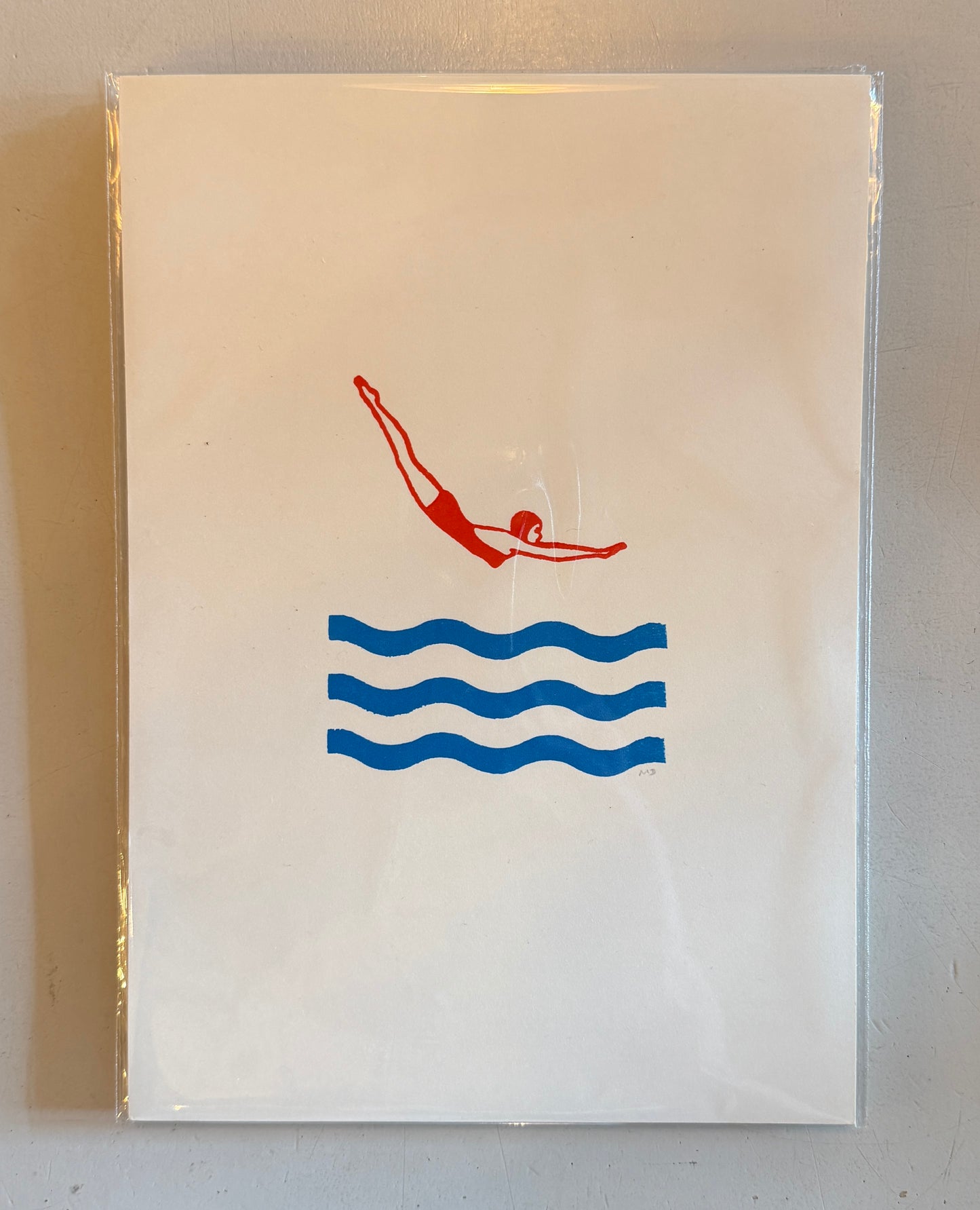 Dive Print A4