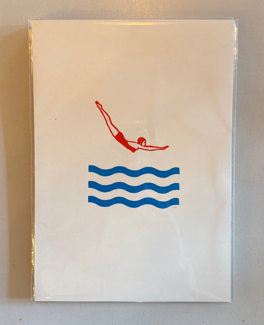 Dive Print A4