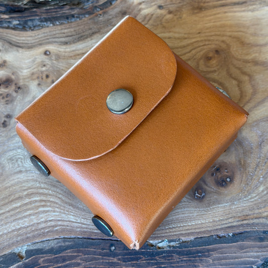 Handmade Leather belt pouch - for dog treats/beach finds/etc.