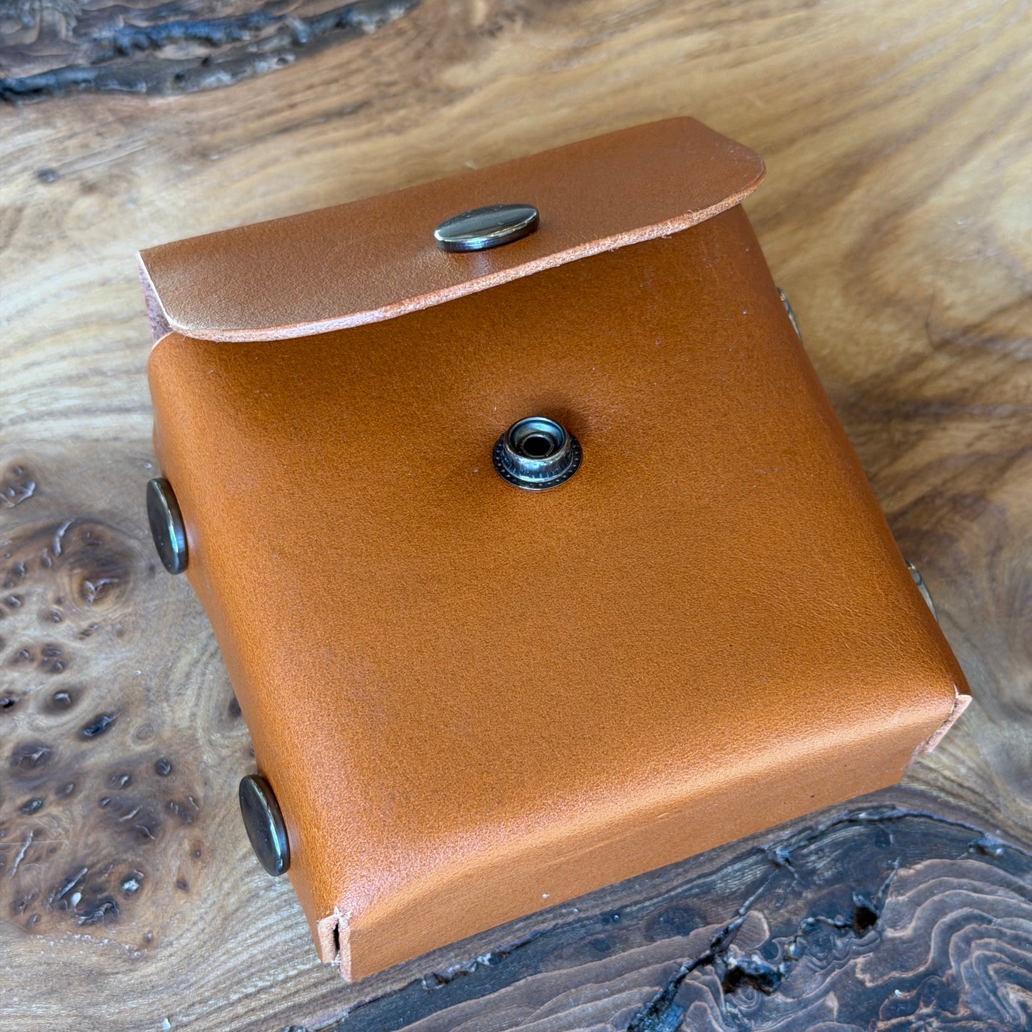 Handmade Leather belt pouch - for dog treats/beach finds/etc.