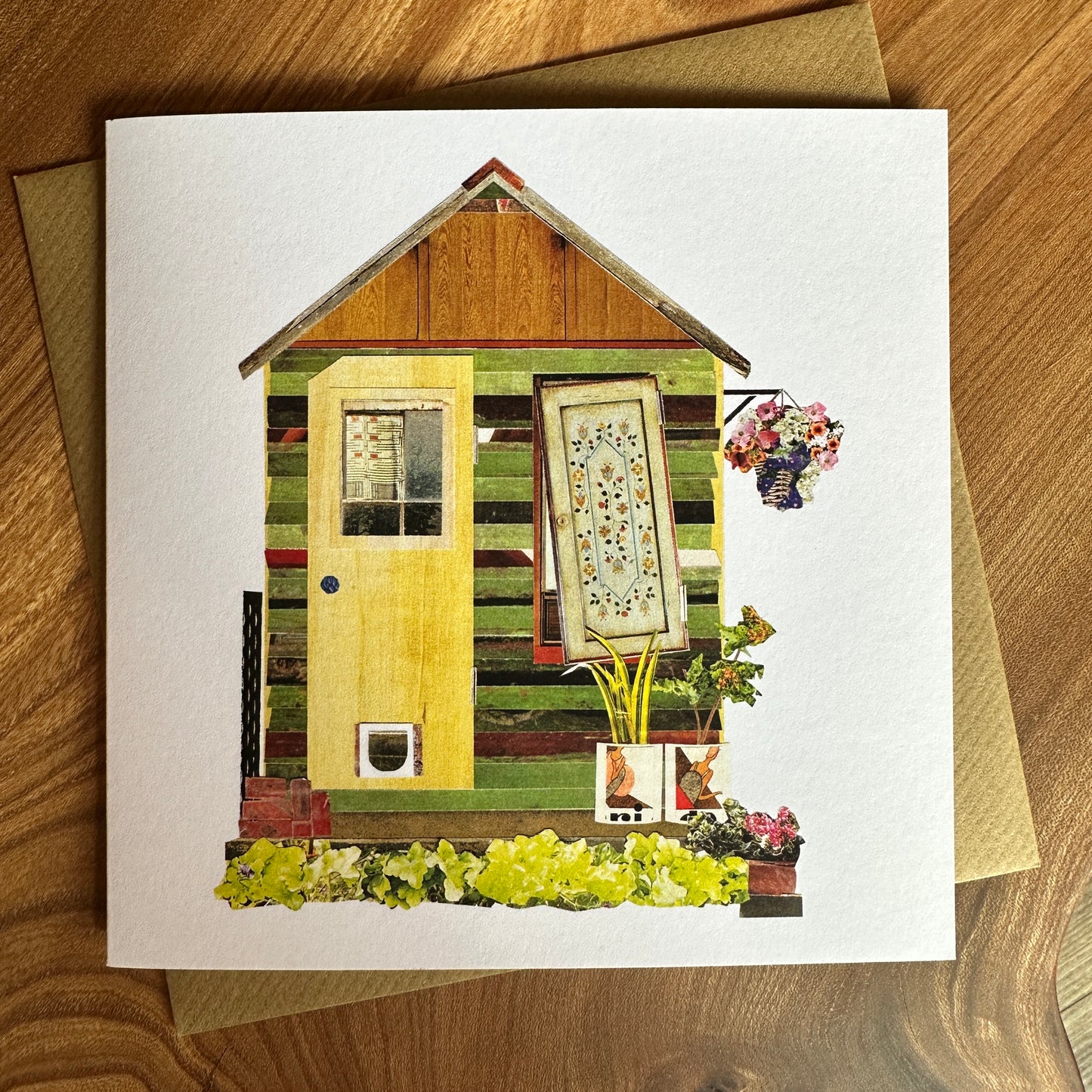 Soodle Street collage print card