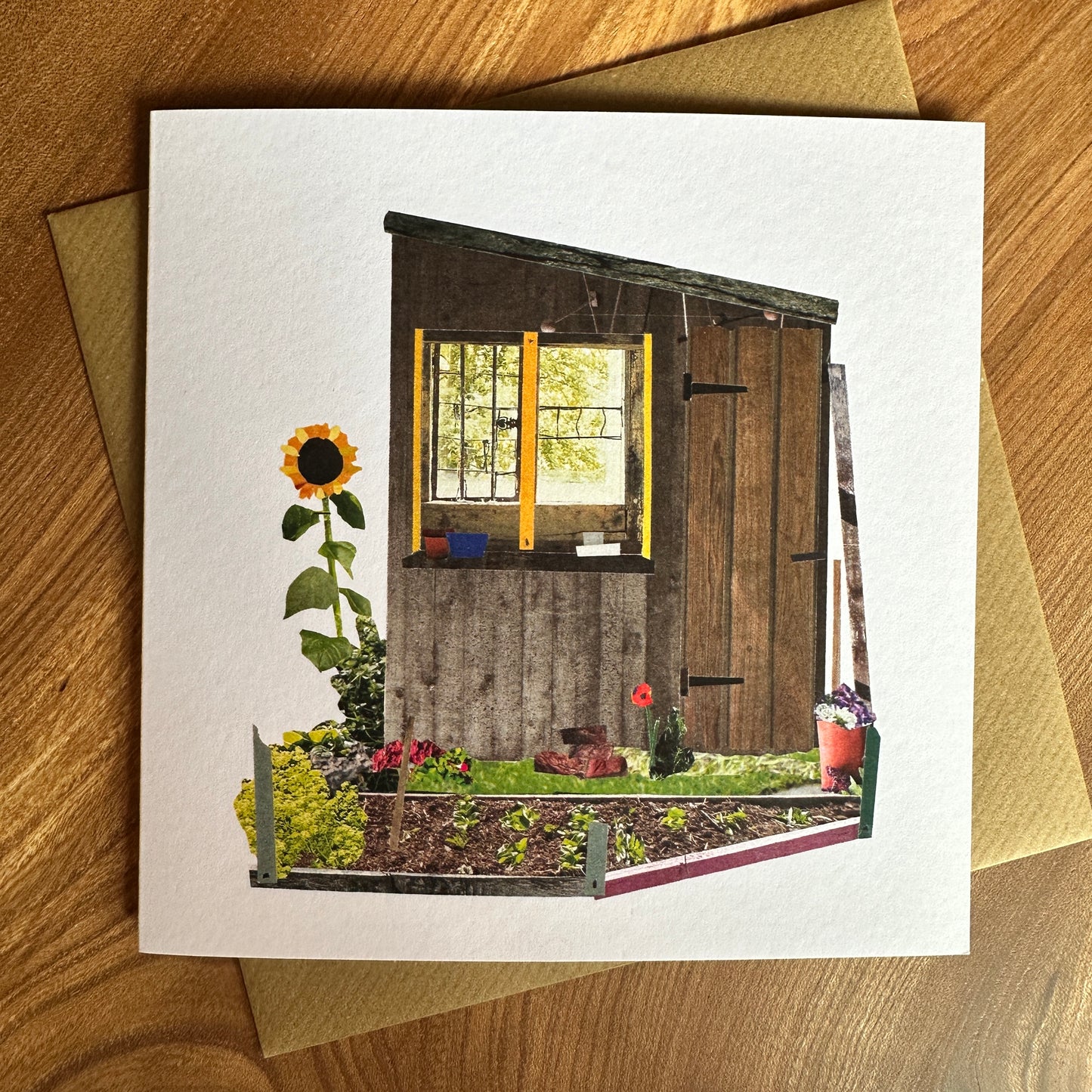 Soodle Street collage print card