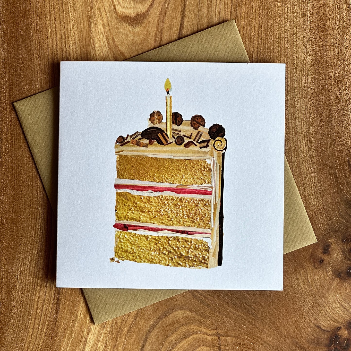 Soodle Street collage print card