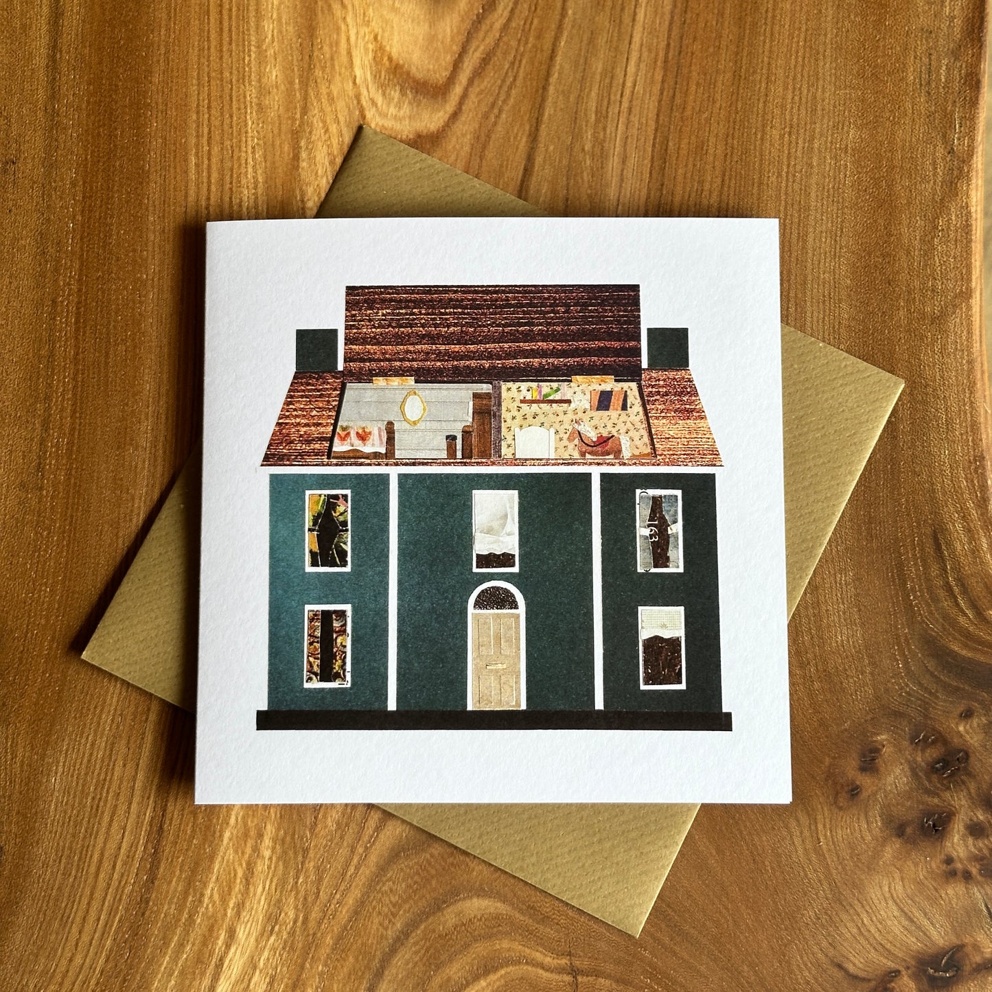 Soodle Street collage print card
