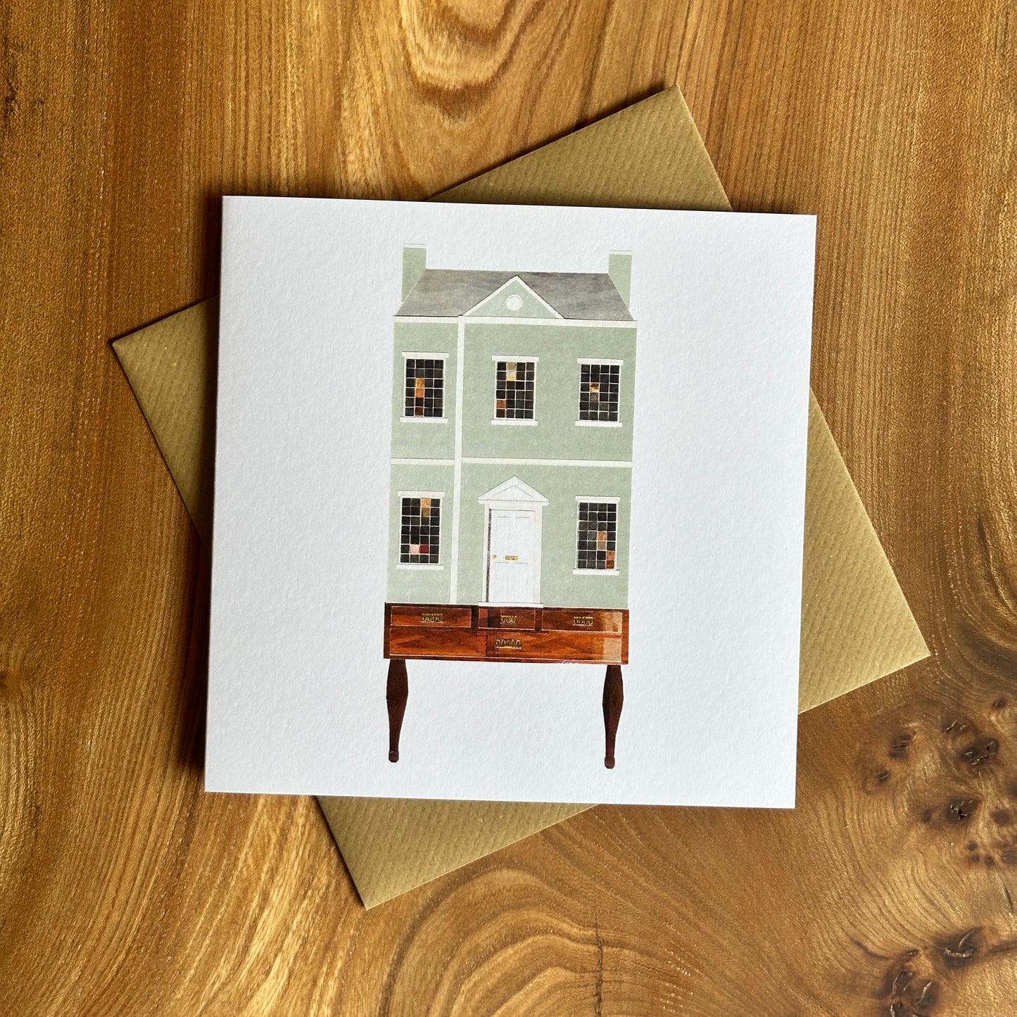 Soodle Street collage print card