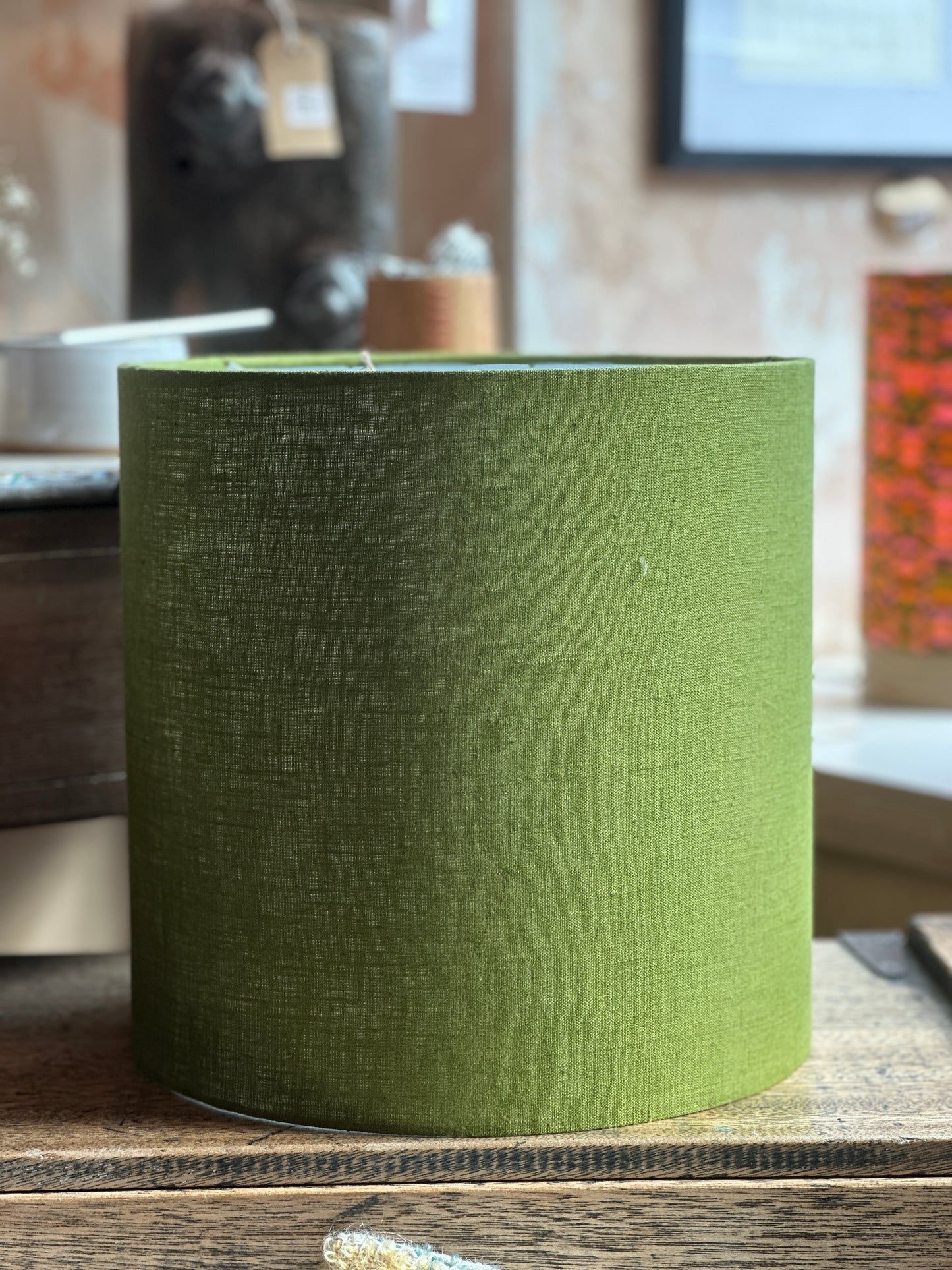 Merchant & MIlls Natural Linen Drum Lampshade