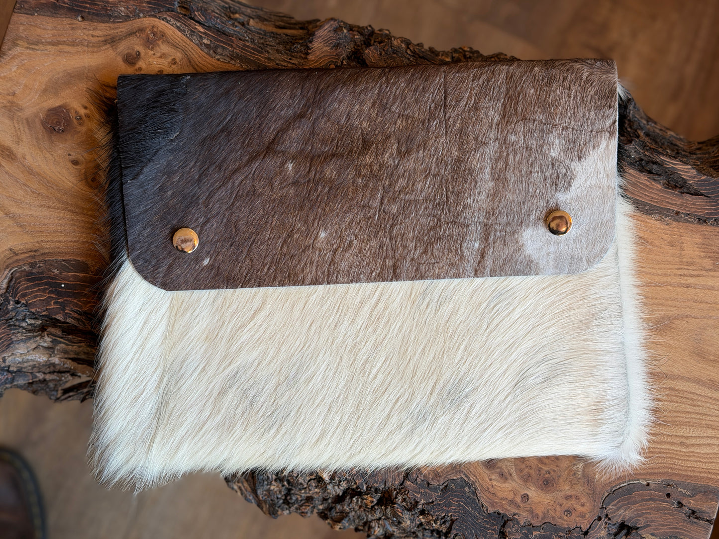 Handmade Hair on Cowhide Leather ipad/tablet/book cases