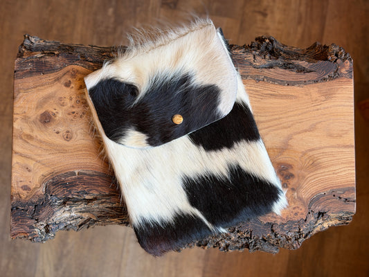 Handmade Hair on Cowhide Leather ipad/tablet/book cases