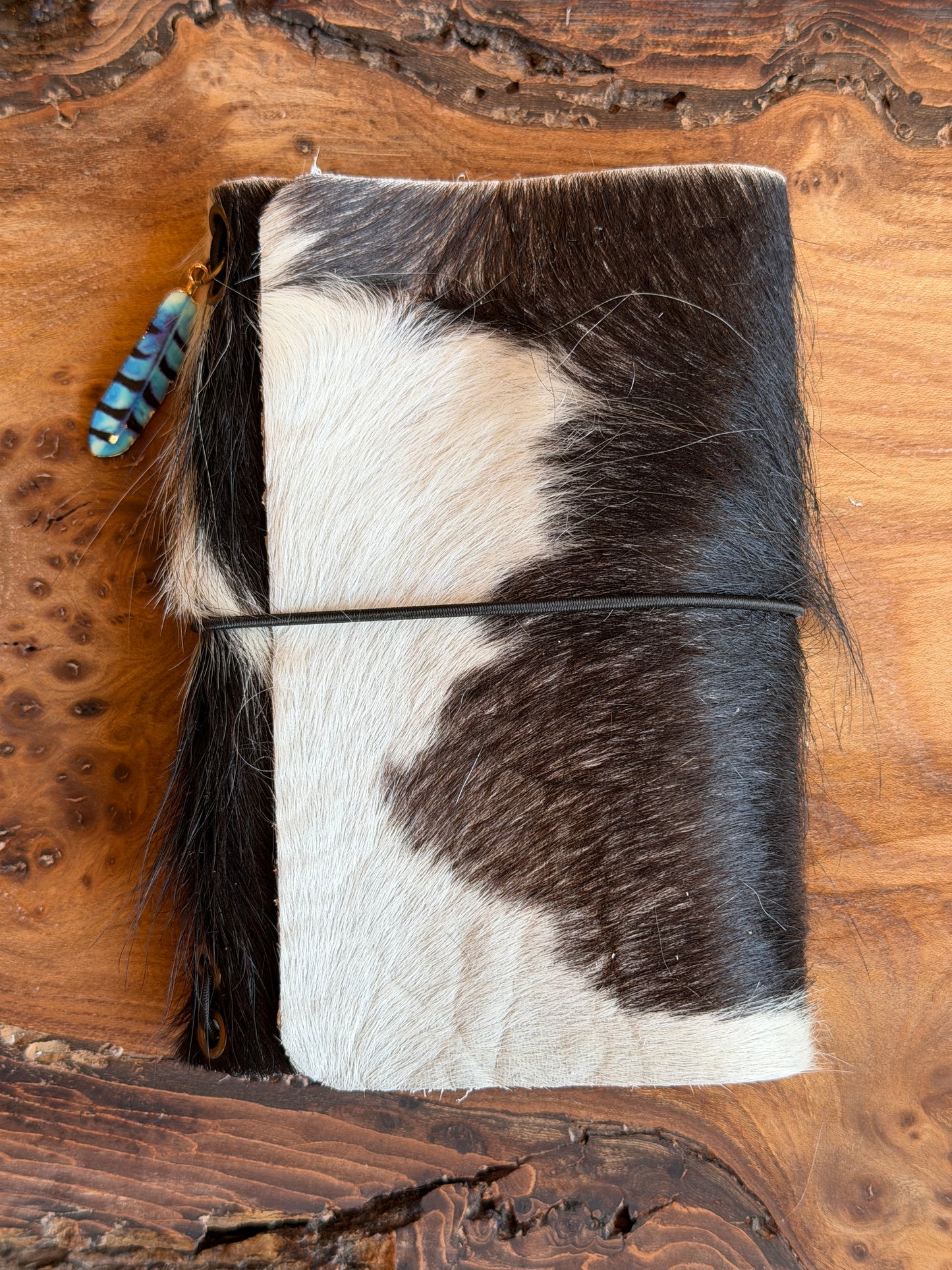 Handmade Hair on Cowhide Leather Field Notes book covers
