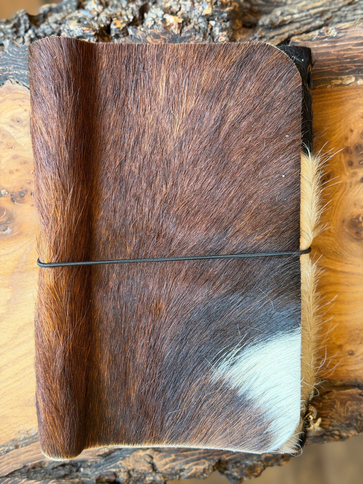 Handmade Hair on Cowhide Leather A5 Journal covers + books