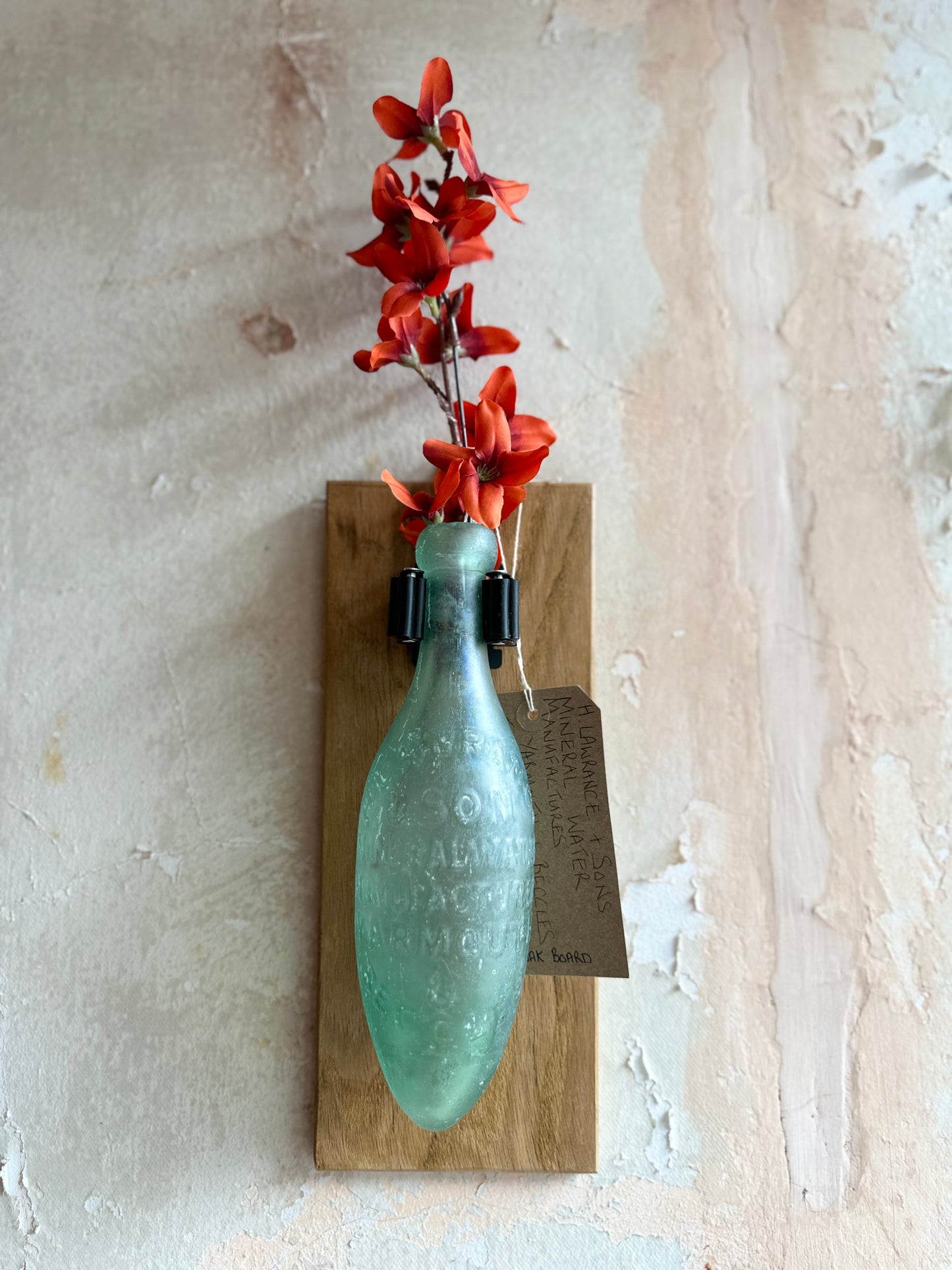 Vintage Bottle Bud Vases Large