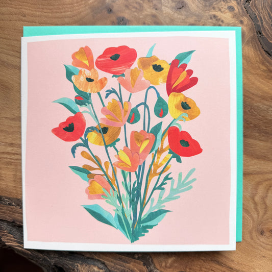Poppies card