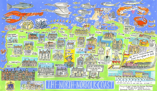 North Norfolk Coastal Map