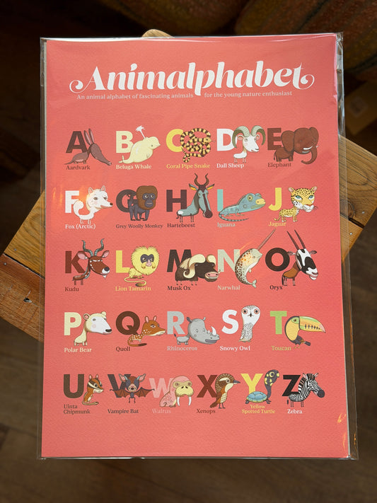 Animalphabet - A3 poster