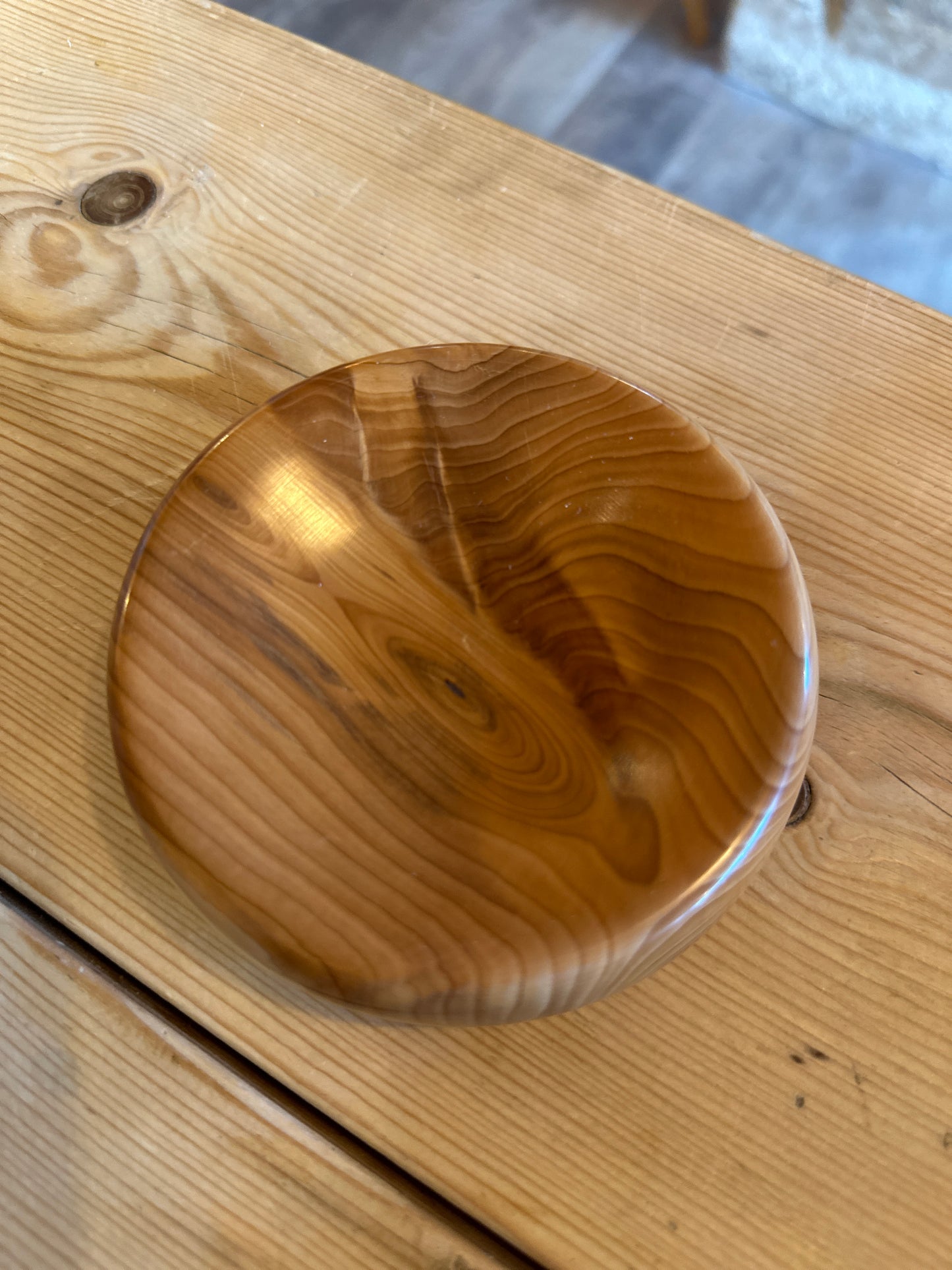 Hand Turned Ring Pillow - Norfolk Beech