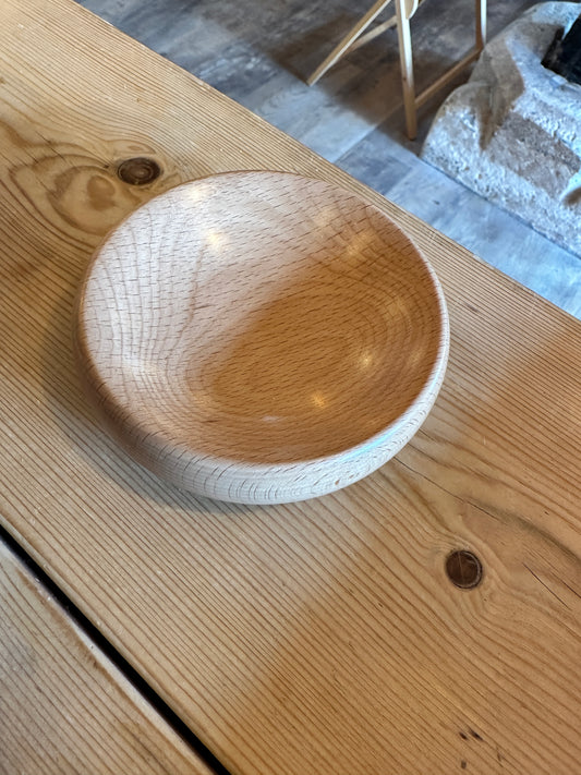 Hand Turned Ring Pillow - Norfolk Yew