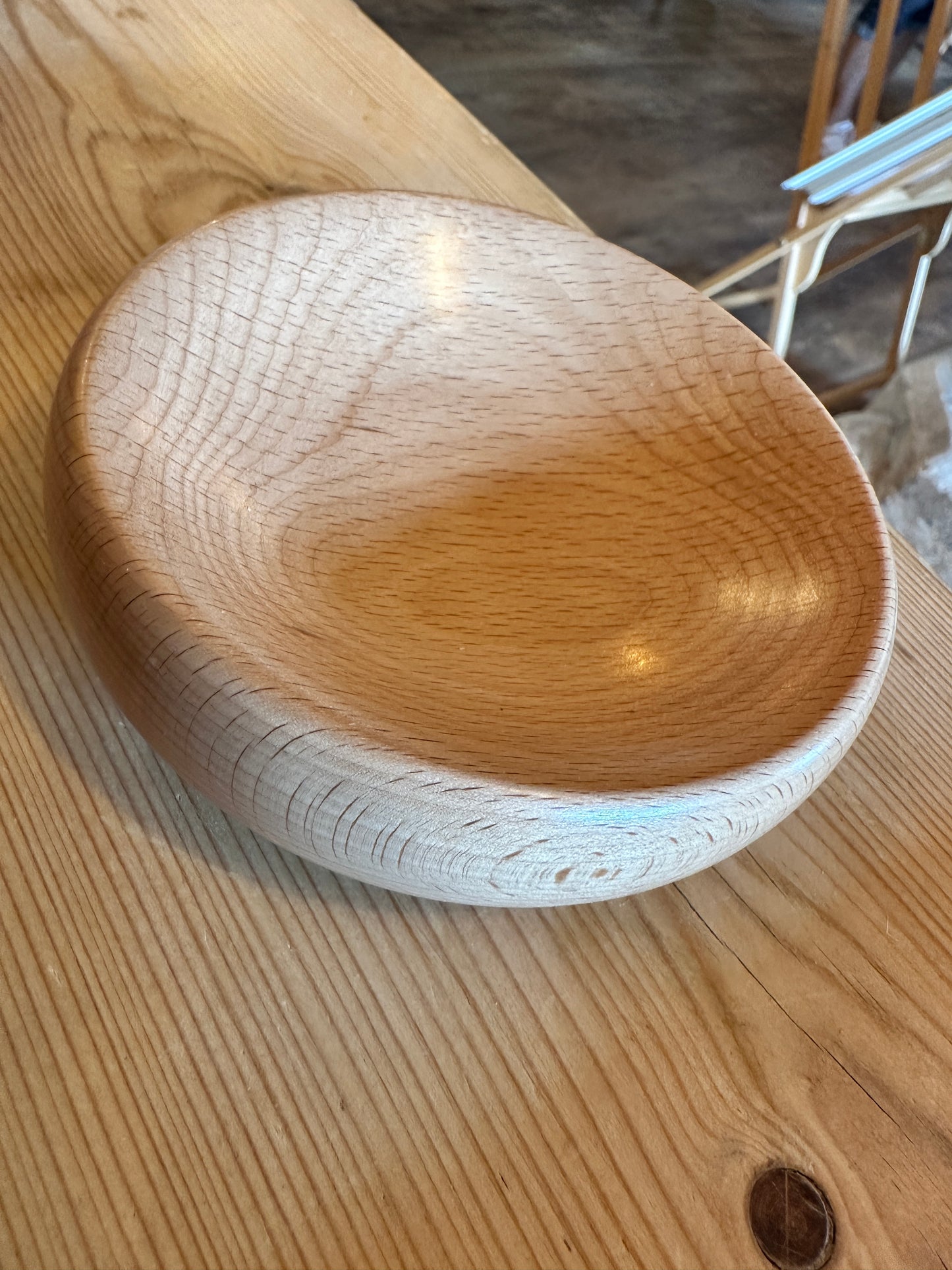 Hand Turned Ring Pillow - Norfolk Yew