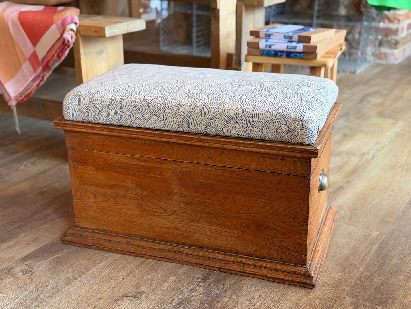 Restored stools & storage boxes - various