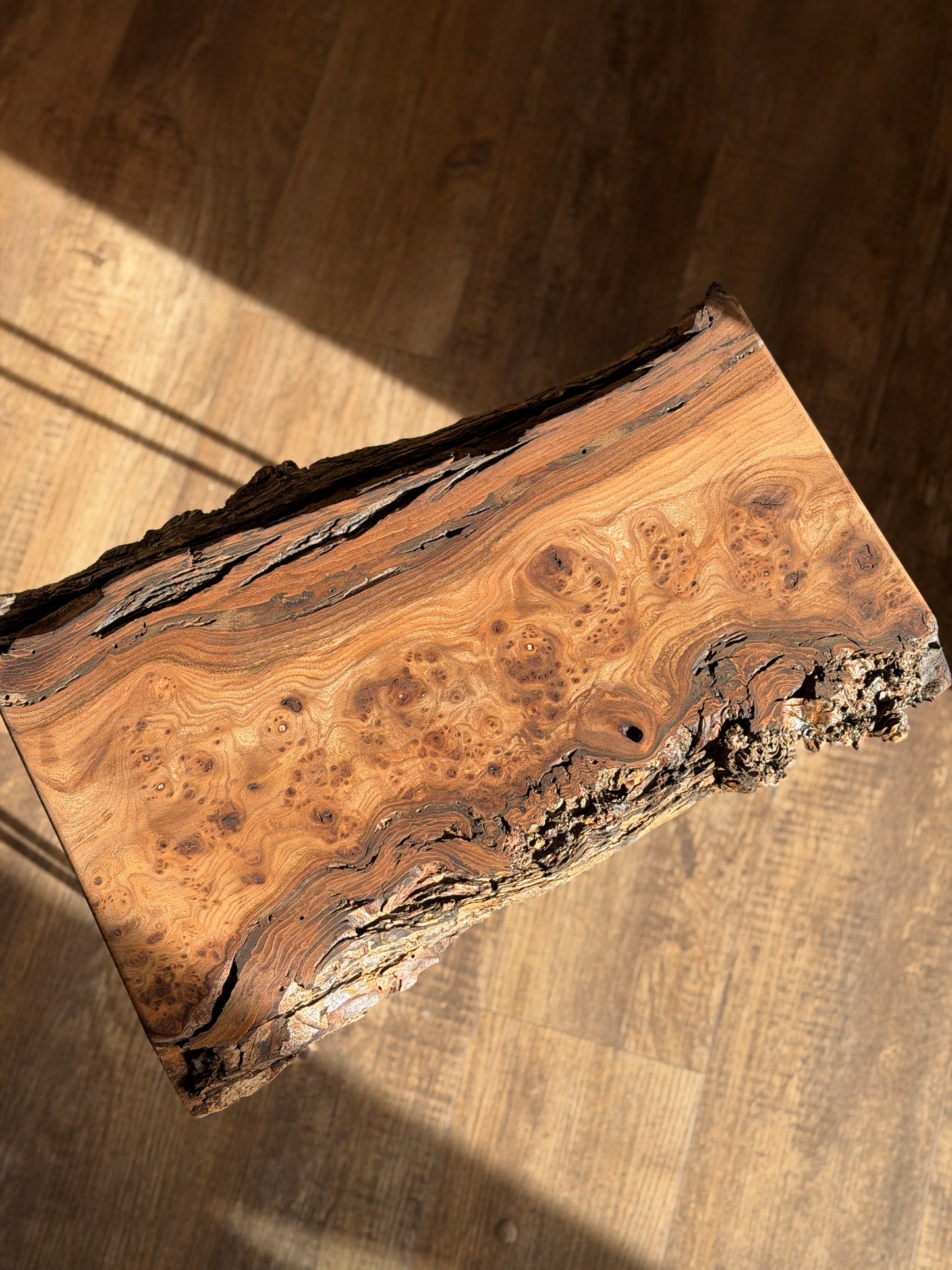 Locally Sourced Elm Live Edge Table