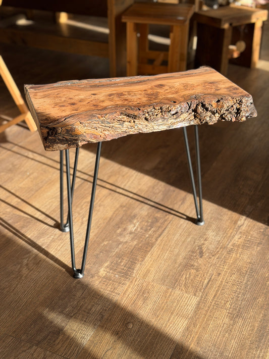 Locally Sourced Elm Live Edge Table